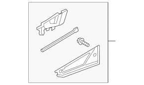 Audi Q7 16-25 chrome inner rear left door handle