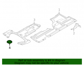BMW 5 F10 11-16 Underbody Protection Hatch