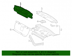 Toyota Avalon 11-12 Rear Panel