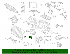 Heater resistor BMW 3 F30 12-18