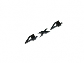 Jeep Cherokee KL 19-21 Tailgate 4x4 Emblem Black