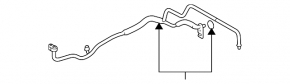 Air conditioning hose compressor-heater second Toyota Highlander 2008-2010 2.7 3.5