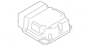 SRS airbag module, airbag computer, Porsche Cayenne 958 11-14