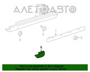 Front left mudguard for Mercedes W164 ML