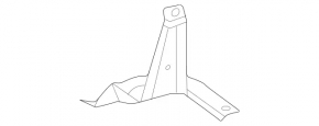 Radiator bracket lower left Mercedes W167 GLE 350 450 20-23