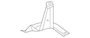 Radiator bracket lower left Mercedes W167 GLE 350 450 20-23