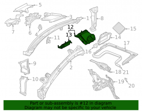 Air intake heater Mercedes W167 GLE 350 450 20-23 rear part