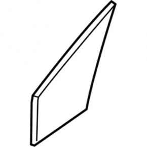 Ford Transit Connect MK2 13-23 front right triangle door glass