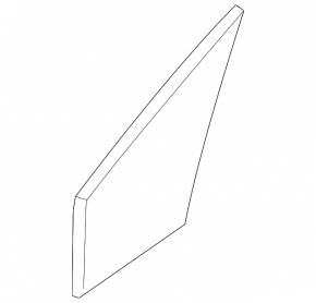 Ford Transit Connect MK2 13-23 front right triangle door glass
