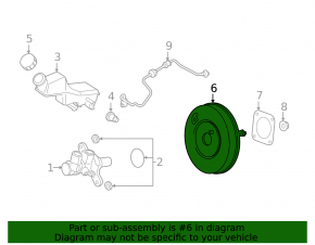 Vacuum booster Ford Ecosport 18-22