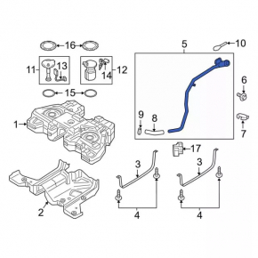 Ford Edge 18-24 2.0T Fuel Filler Neck