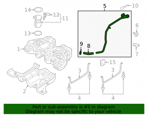 Ford Edge 18-24 2.0T Fuel Filler Neck