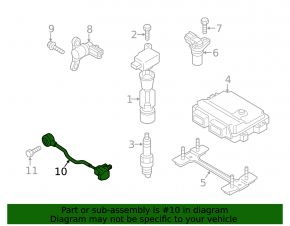 Knock sensor Mazda 3 09-13 2.5