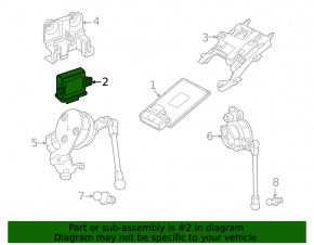 LAMPS CONTROL MODULE Cadillac CTS 14-