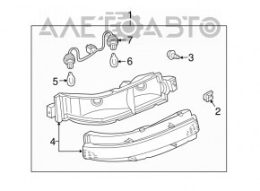 Left rear bumper light for Nissan 350z
