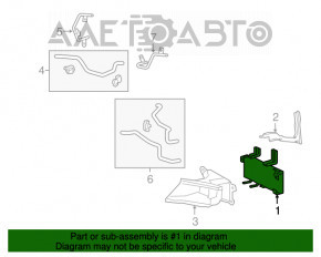 Lexus RX350 16-22 Automatic Transmission Cooling Radiator Oil