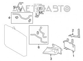Lexus RX350 16-22 Automatic Transmission Cooling Radiator Oil