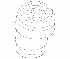 Rear left air spring for BMW X5 F15 14-18 M