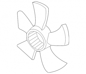 Left cooling fan impeller for Honda CRZ 11-16