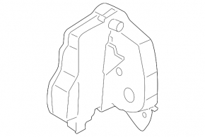Rear right door lock BMW 5 F10 11-16