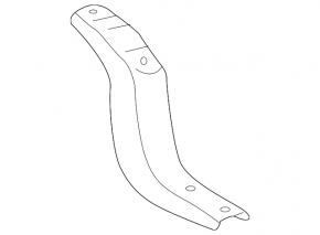 Front left step sill bracket for Toyota 4Runner 10-24 front