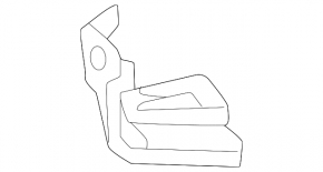 Left front bumper bracket for Toyota Land Cruiser 24-26