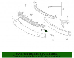 Left front bumper bracket for Toyota Land Cruiser 24-26