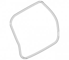 Mitsubishi Outlander 22-25 trunk door rubber seal