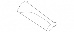 Left Subaru Forester 19-24 SK black and gray front panel trim, scratched