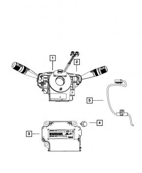 Steering cable Fiat 500 12-19