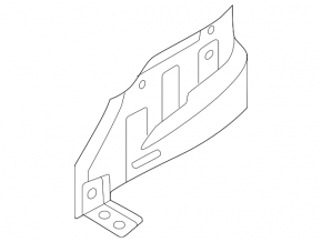 Rear bumper mudguard right Nissan Murano 25-26