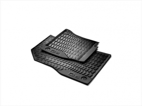 Set of floor mats for Audi Q5 80A 18- rubber, black