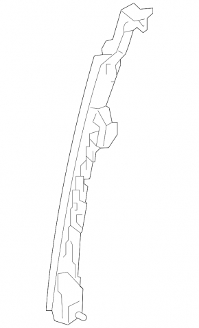 Rear left door glass guide for Hyundai Tucson 22-25