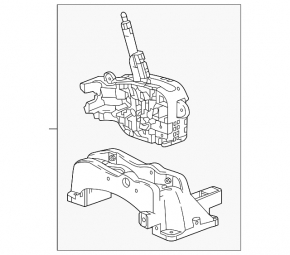 Chevrolet Malibu 16-18 6-speed automatic transmission shifter