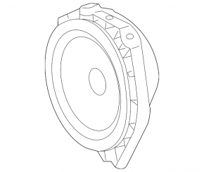 Rear left speaker Lexus RX350 RX450h 16-22