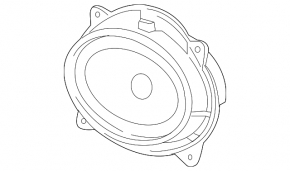 Front left door speaker Lexus RX350 RX450h 10-15