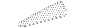 Audi A5 F5 18-25 black central front panel speaker grille