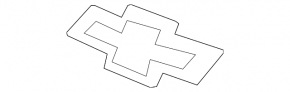 Emblem of the front bumper Chevrolet Cruze 15-16 rest