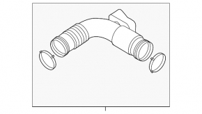 Front Air Duct Porsche Cayenne 958 11-17 3.6