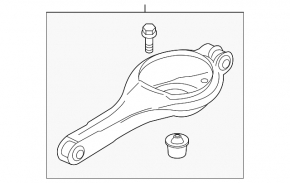 Lower control arm under spring rear left Lincoln MKC 15-19