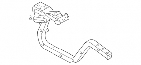 Trunk lid hinge right Mazda 6 13-15 prerest