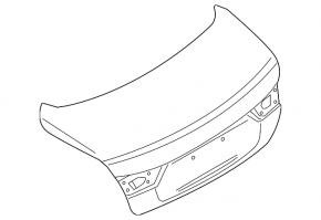 Trunk lid Infiniti Q50 18-24