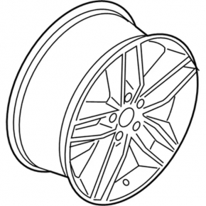 Wheel disk R18 Ford Edge 19- type 1 SEL, curb