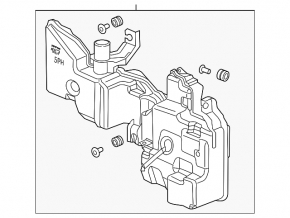 Air resonator Honda CRV 17-19 2.4