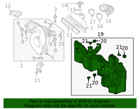 Air resonator Honda CRV 17-19 2.4