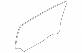 Glass door rear left Chevrolet Volt 11-15 scratches