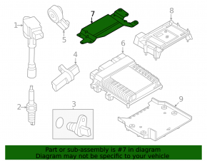 Bracket for the ECU unit, engine computer, Nissan Murano 25-26