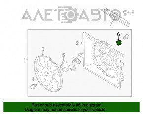 Cooling Fan Computer Kia Sorento 14-15 Rest