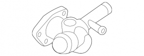 Thermostat housing Hyundai Veloster 12-17