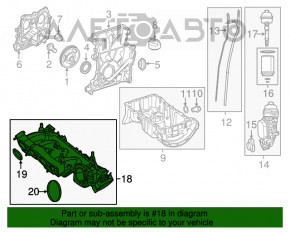 Intake manifold Mercedes CLA 250 14-19